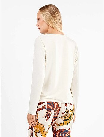 Ensemble pyjama pantalon imprimé tigres
