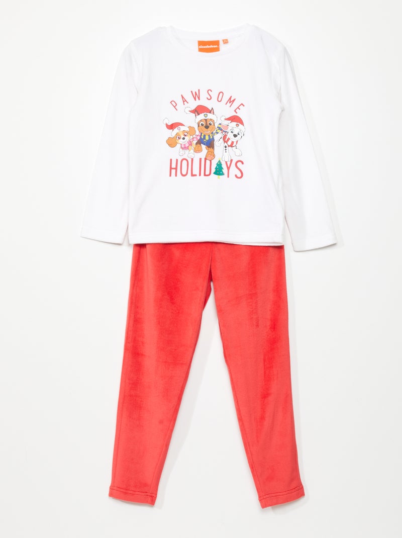 Ensemble pyjama 'Pat Patrouille' - 2 pièces Blanc/Rose - Kiabi