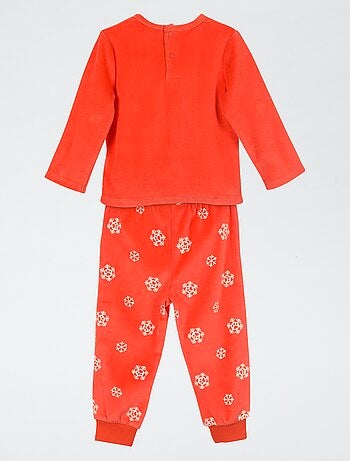 Ensemble pyjama 'Pat' Patrouille' long T-shirt + pantalon en velours - 2 pièces