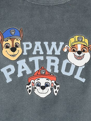 Ensemble pyjama 'Pat' Patrouille' long T-shirt + pantalon en velours - 2 pièces