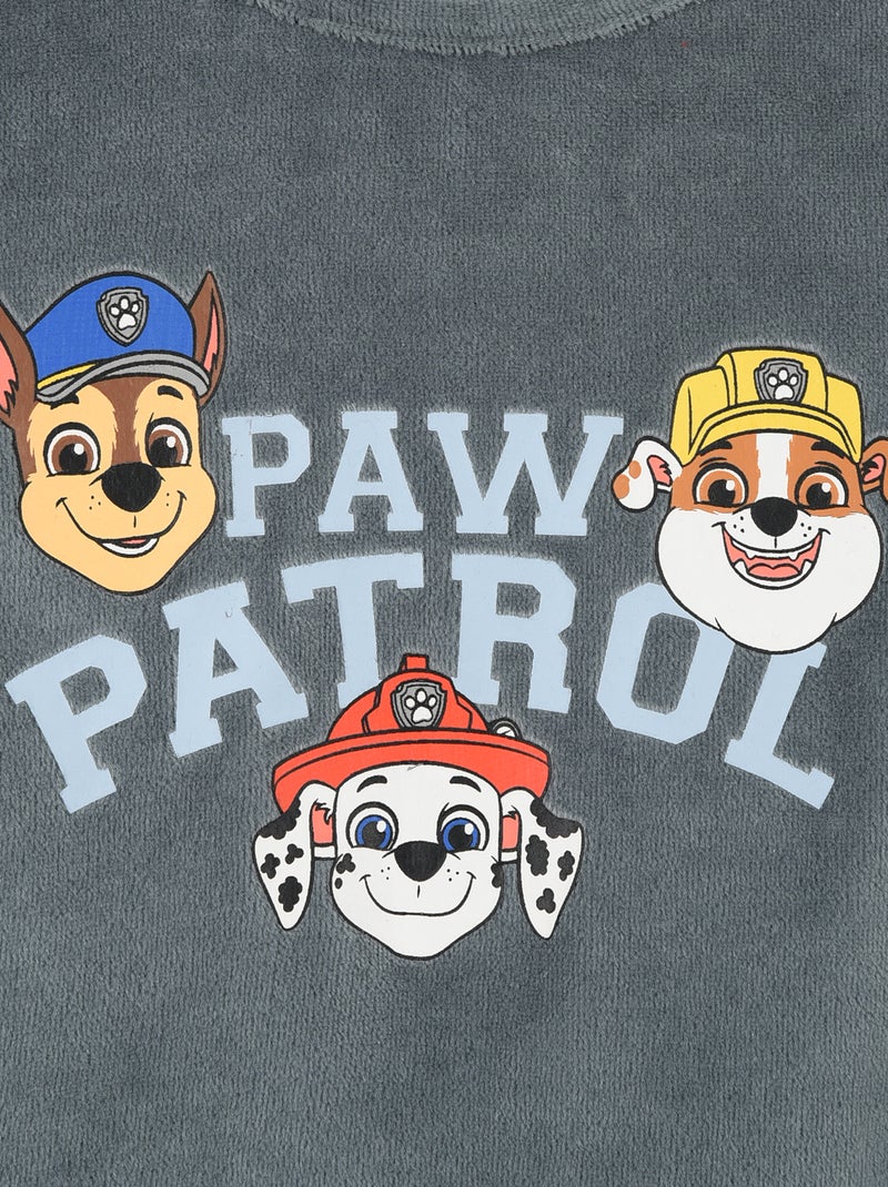 Ensemble pyjama 'Pat' Patrouille' long T-shirt + pantalon en velours - 2 pièces Vert - Kiabi