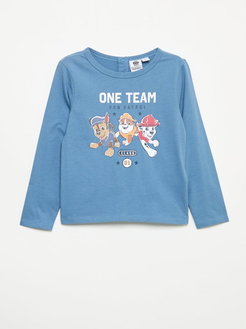 Ensemble pyjama 'Pat' Patrouille' T-shirt + pantalon - 2 pièces Bleu - Kiabi