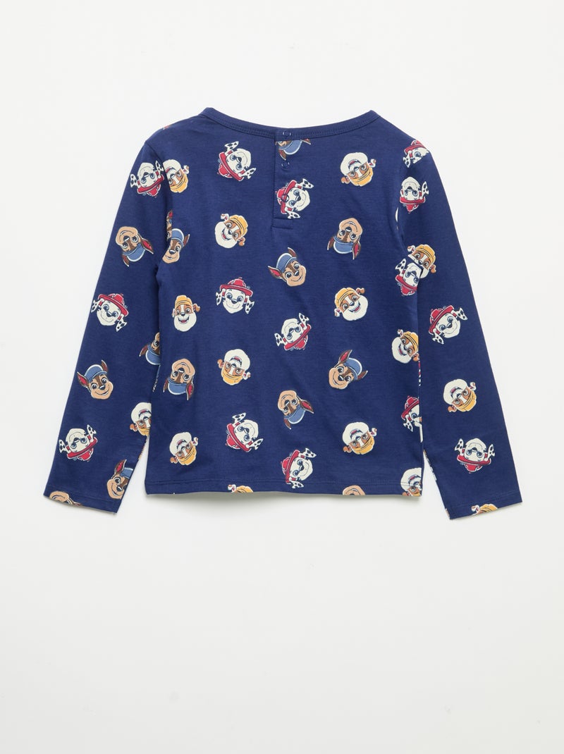 Ensemble pyjama 'Pat' Patrouille' T-shirt + pantalon - 2 pièces Bleu - Kiabi