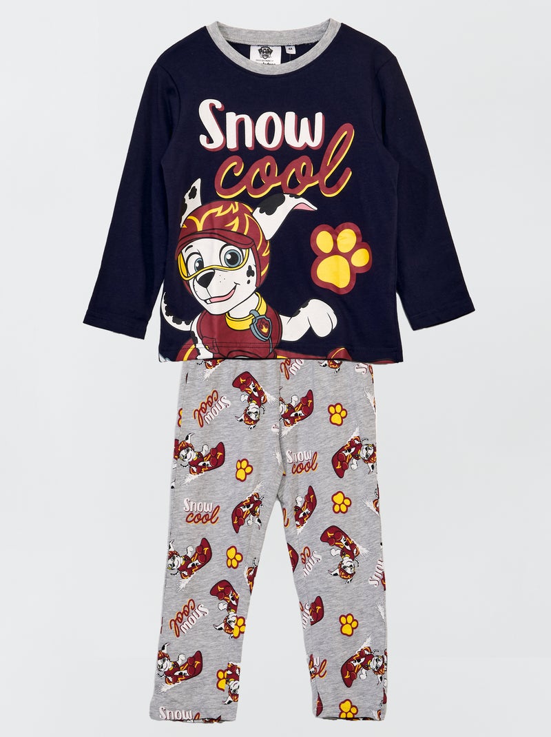 Ensemble pyjama 'Pat'Patrouille' t-shirt + pantalon - 2 pièces Rouge - Kiabi