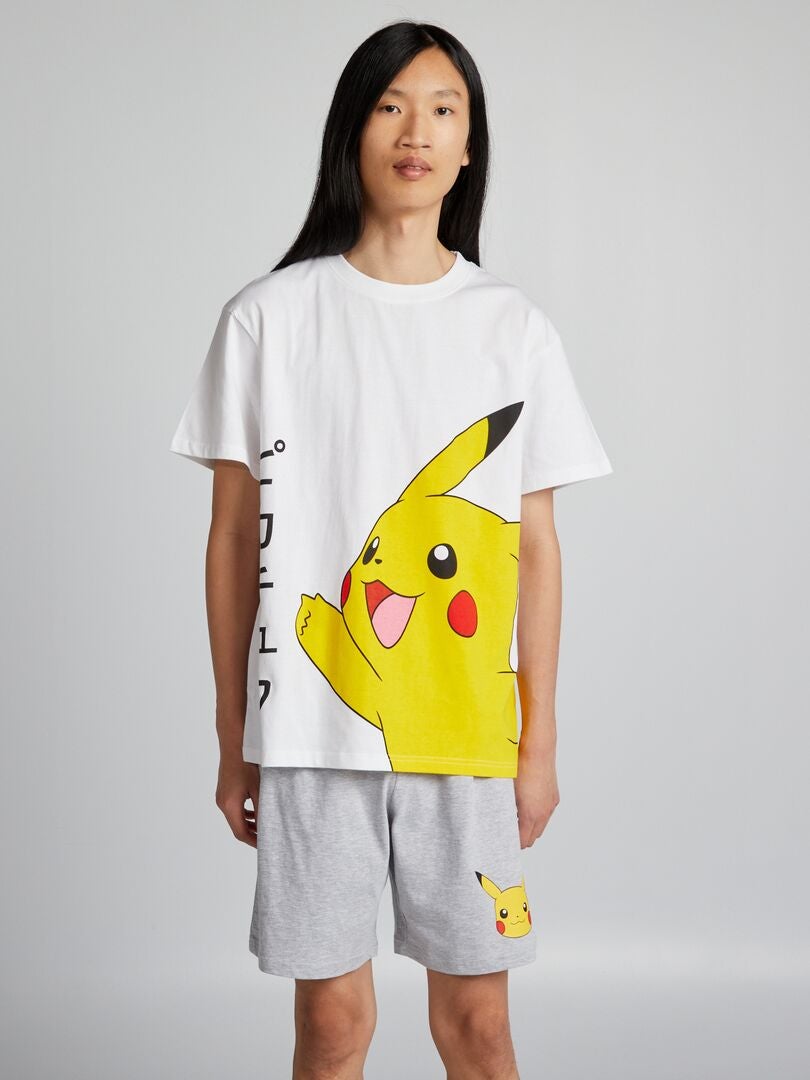 Ensemble pyjama 'Pikachu' Gris - Kiabi