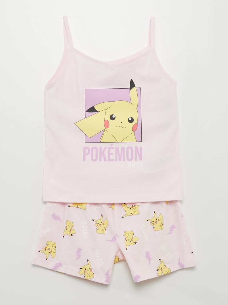 Ensemble pyjama 'Pokémon' - 2 îèces Rose - Kiabi