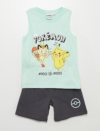 Ensemble pyjama 'Pokemon' débardeur + short - 2 pièces