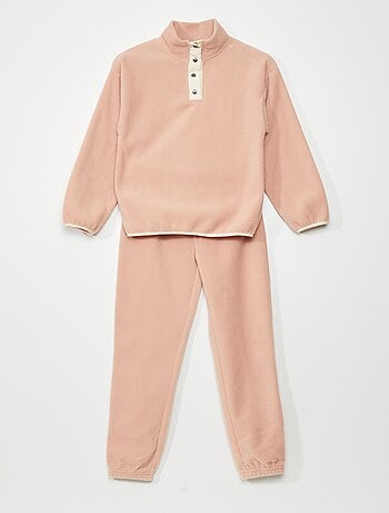 Acheter Ensemble pyjama en molleton de corail pour femme, pyjama 3 trois  pièces, gilet + pantalon + veste, printemps automne hiver