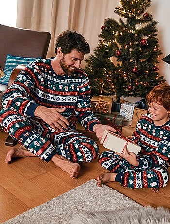 Ensemble pyjama polaire de Noël