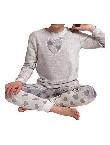 Ensemble pyjama polaire fille