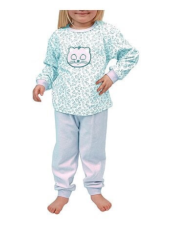 Ensemble pyjama polaire long fille