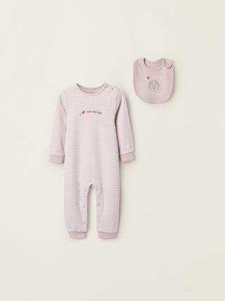 Ensemble pyjama rayé, 100 % coton FAMILY LOVE