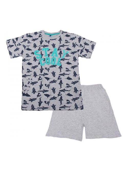 Ensemble pyjama short garçon - Kiabi