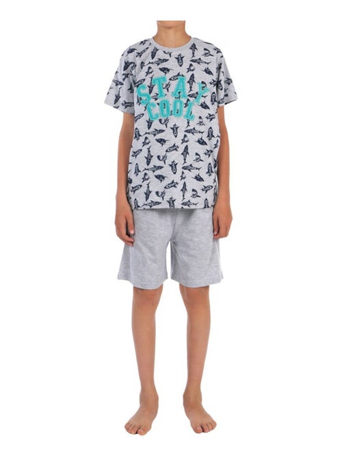 Ensemble pyjama short garçon - Kiabi