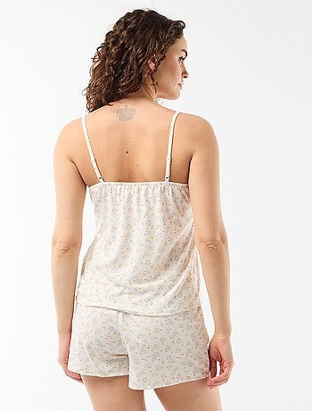 Ensemble pyjama short imprimé - 2 pièces