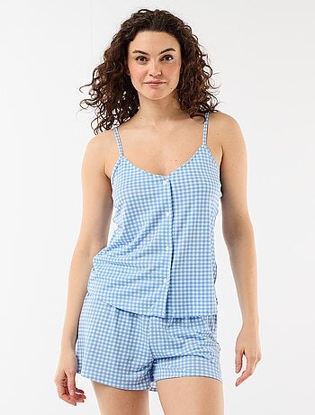 Ensemble pyjama short imprimé - 2 pièces