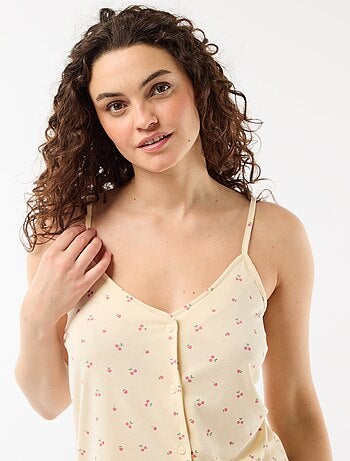 Ensemble pyjama short imprimé - 2 pièces