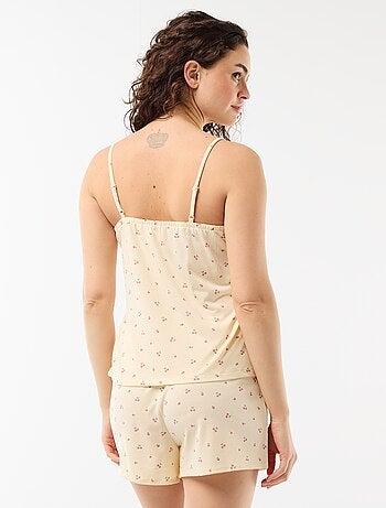 Ensemble pyjama short imprimé - 2 pièces