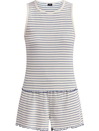 Ensemble pyjama short jersey Slow Days Fresh Vibes
