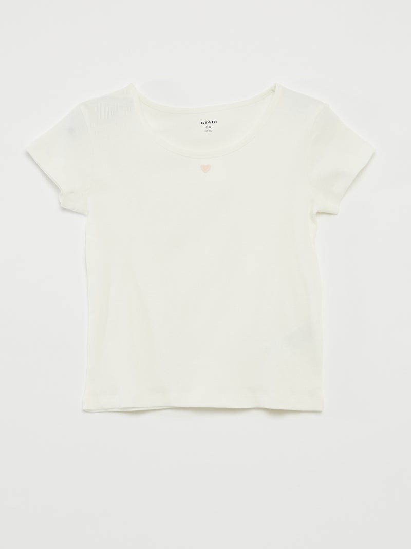 Ensemble pyjama short + t-shirt - 2 pièces ROSE - Kiabi