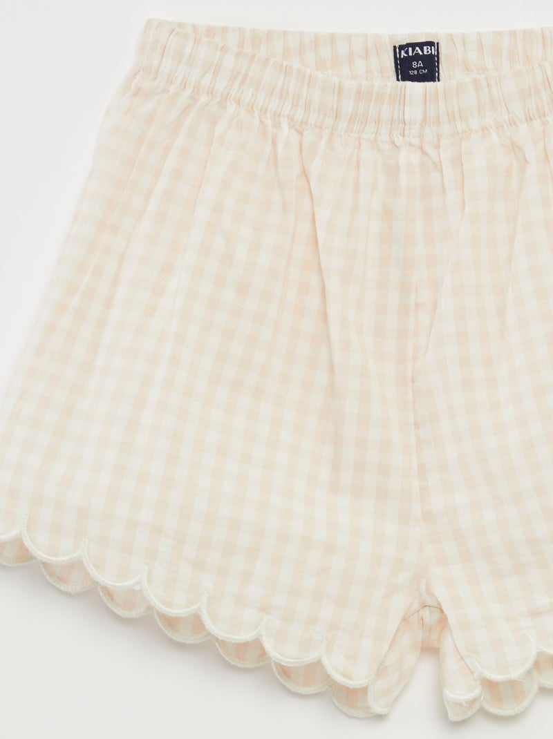 Ensemble pyjama short + t-shirt - 2 pièces ROSE - Kiabi