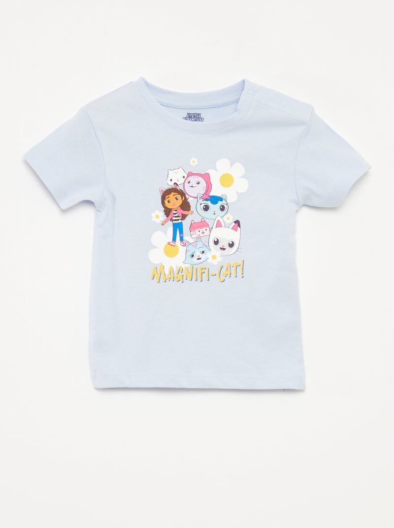 Ensemble pyjama short + t-shirt 'Gabby et la maison magique' - 2 pièces BLEU - Kiabi