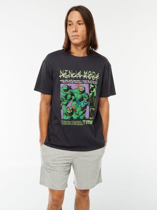 Ensemble pyjama short + t-shirt imprimé 'Tortues Ninja'