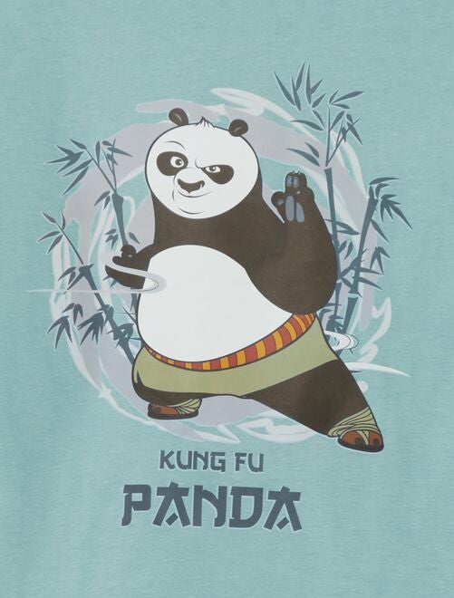 Ensemble pyjama short + t-shirt  'Kung-fu Panda' - 2 pièces - Kiabi