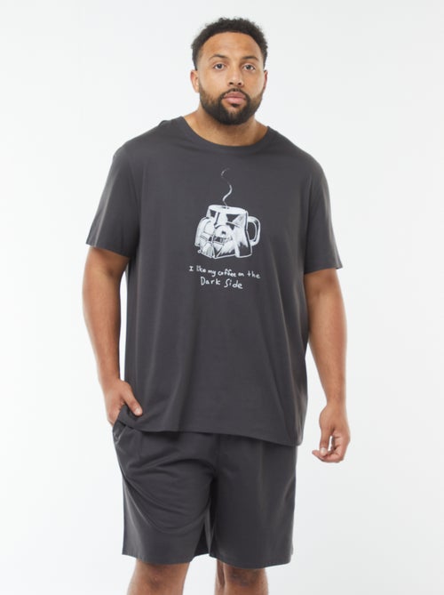 Ensemble pyjama short + t-shirt 'Star Wars' - 2 pièces - Kiabi