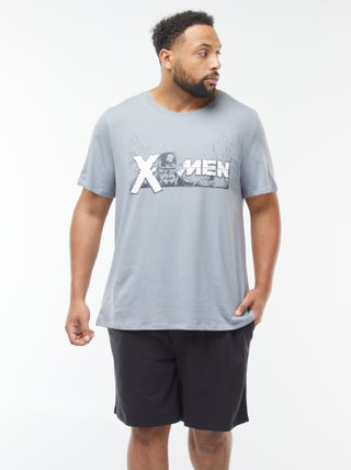 Ensemble pyjama short + t-shirt 'X-MEN' 'Marvel' - 2 pièces