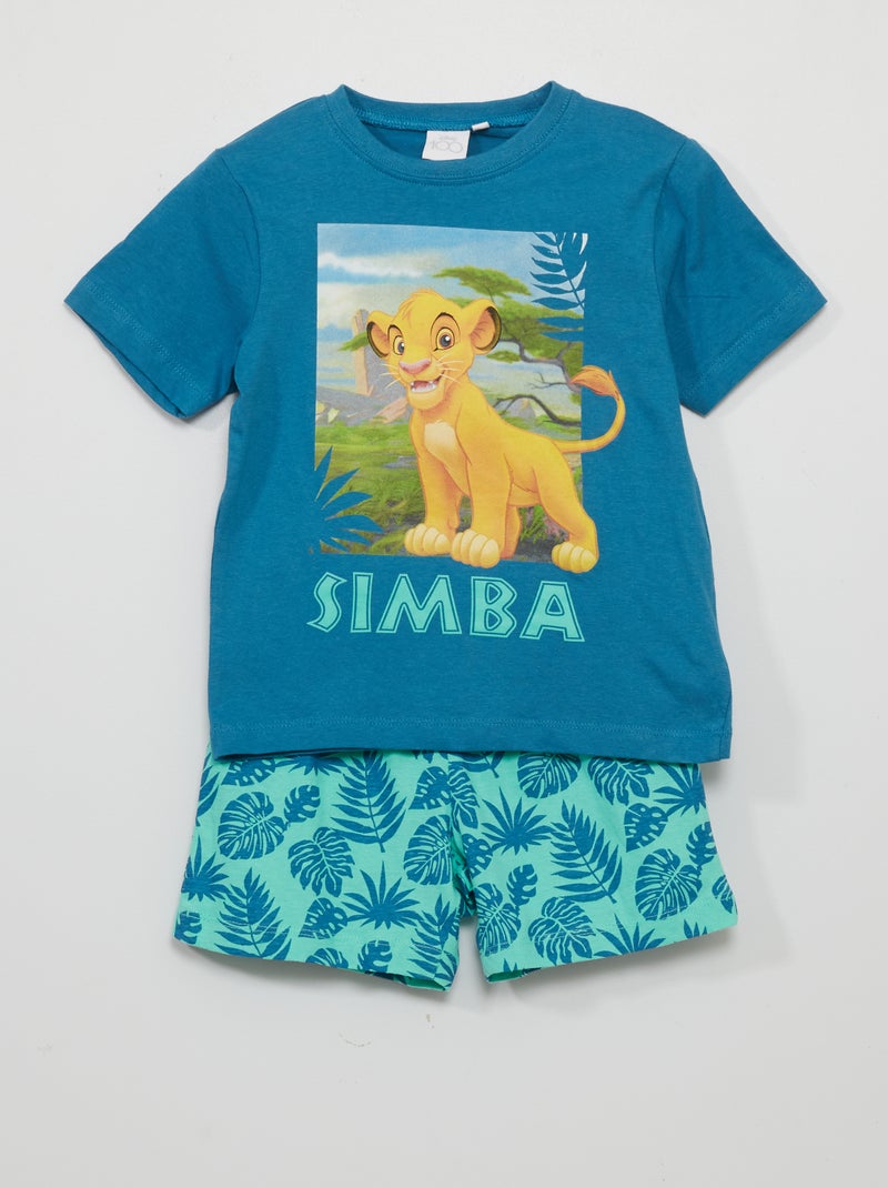Ensemble pyjama 'Simba' 'Le Roi Lion' 'Disney' - 2 pièces Bleu - Kiabi