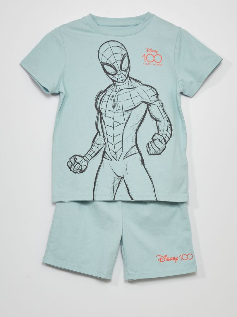 Ensemble pyjama 'Spider-Man' - 2 pièces Bleu - Kiabi
