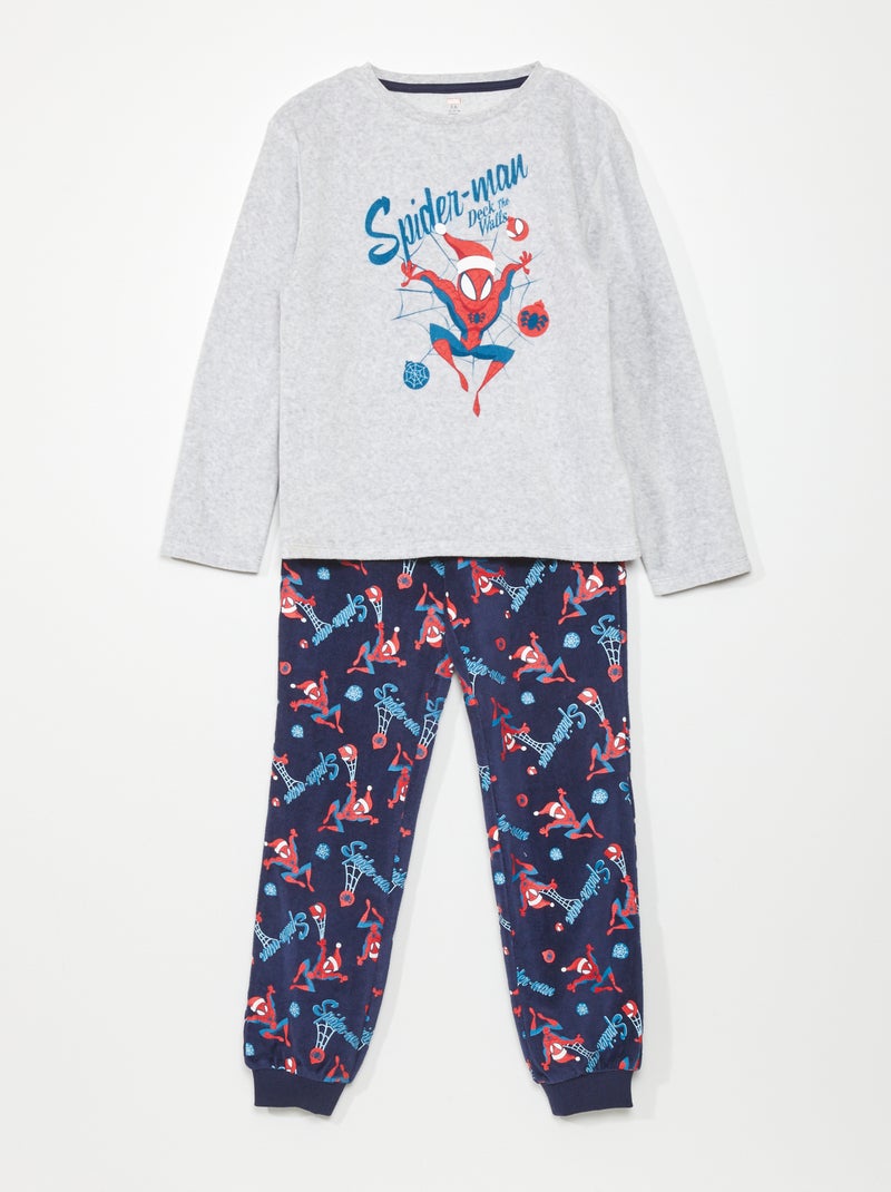 Ensemble pyjama 'Spider-Man' - 2 pièces Gris/marine - Kiabi