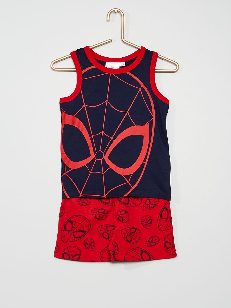 Ensemble Pyjama 'Spider-Man' marine/rouge - Kiabi