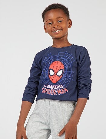 Ensemble pyjama long garçon - Gris - Garçon - 0.00