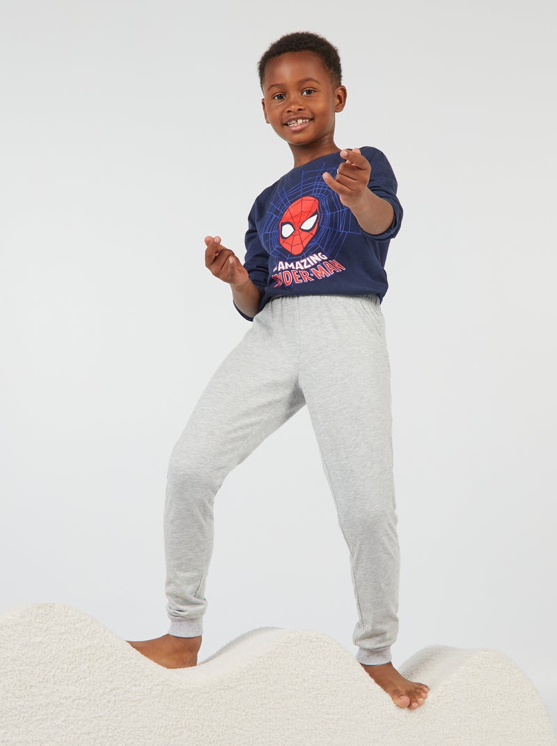 Ensemble pyjama 'Spider-Man'  'Marvel' - 2 pièces Bleu - Kiabi