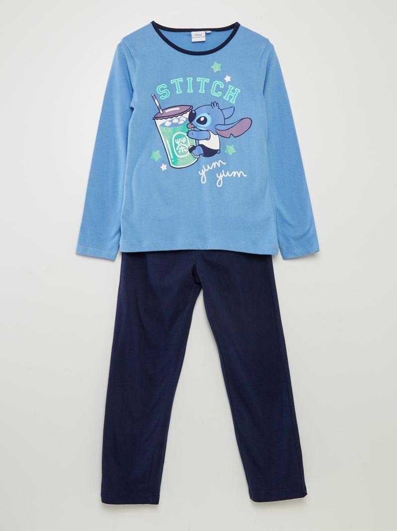 Ensemble pyjama 'Stitch' 'Disney' - 2 pièces Bleu - Kiabi