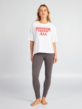 Ensemble pyjama 'Stranger Thing' t-shirt + legging - 2 pièces