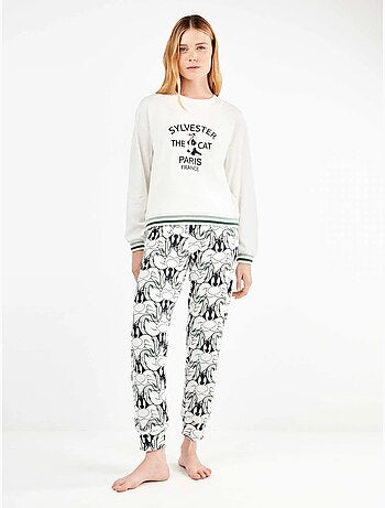 Ensemble pyjama sylvester en interlock point