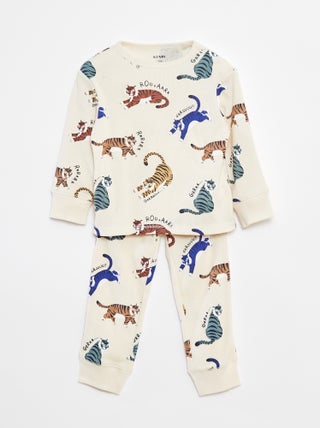 Ensemble pyjama t-shirt + pantalon - 2 pièces