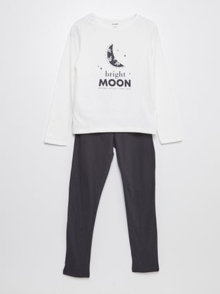 Ensemble pyjama t-shirt + pantalon - 2 pièces