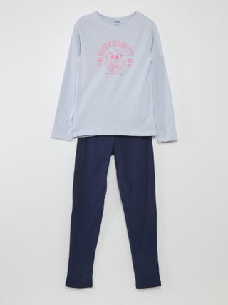 Ensemble pyjama t-shirt + pantalon - 2 pièces