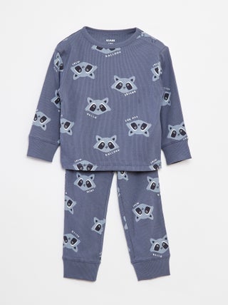 Ensemble pyjama t-shirt + pantalon - 2 pièces