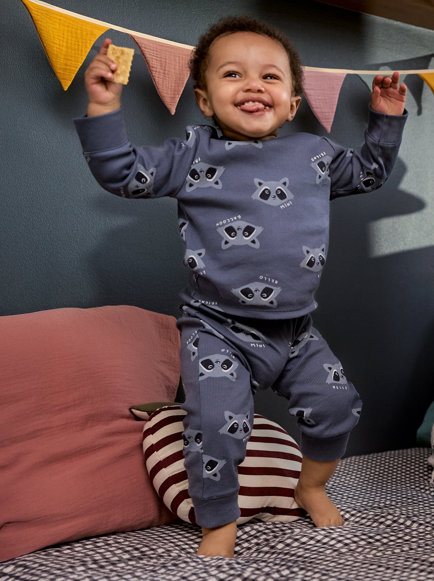 Pyjama Enfant Épais Polaire Hiver - Ensemble Haut + Pantalon - Garçon Et Fille - Vêtement D'Intérieur Chaud