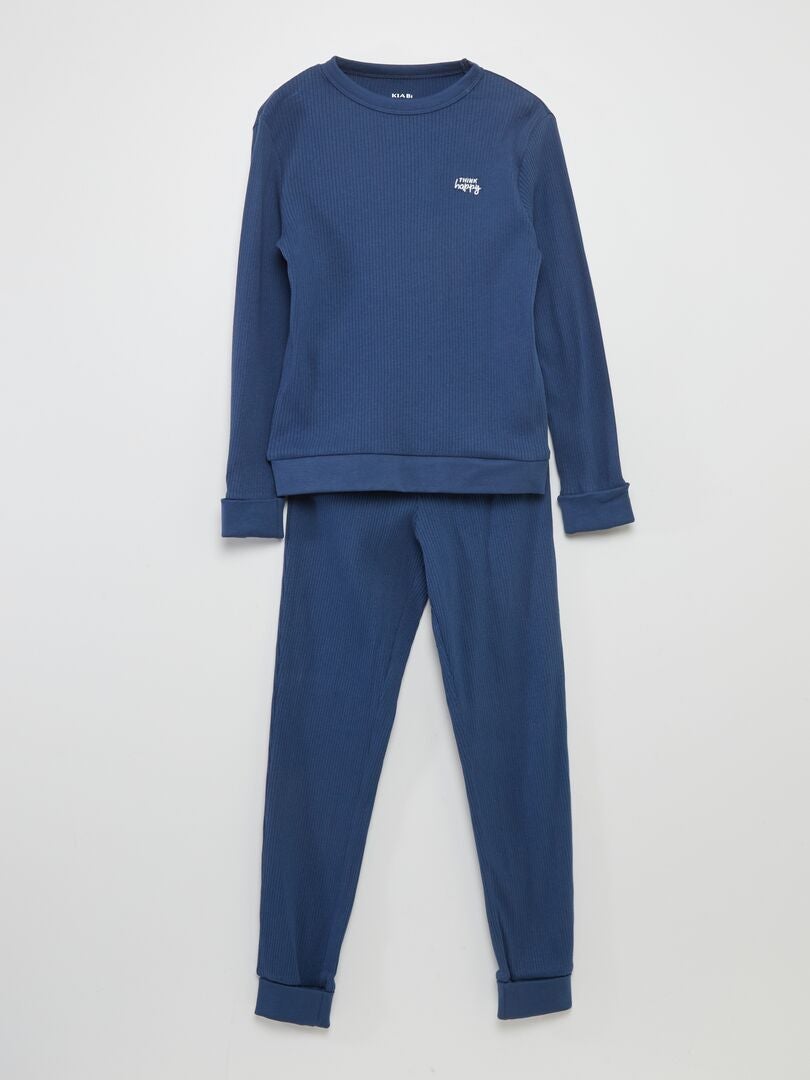 Ensemble pyjama t-shirt + pantalon - 2 pièces Bleuj - Kiabi