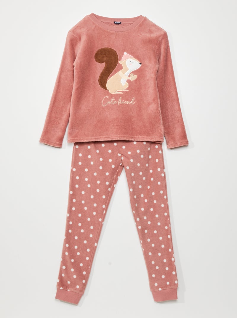 Ensemble pyjama t-shirt + pantalon - 2 pièces Rose - Kiabi