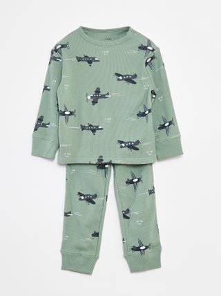 Ensemble pyjama t-shirt + pantalon - 2 pièces