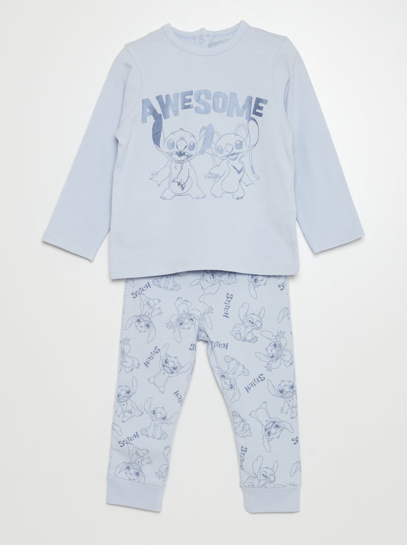 Ensemble pyjama t-shirt + pantalon 'Disney' - 2 pièces Bleu - Kiabi