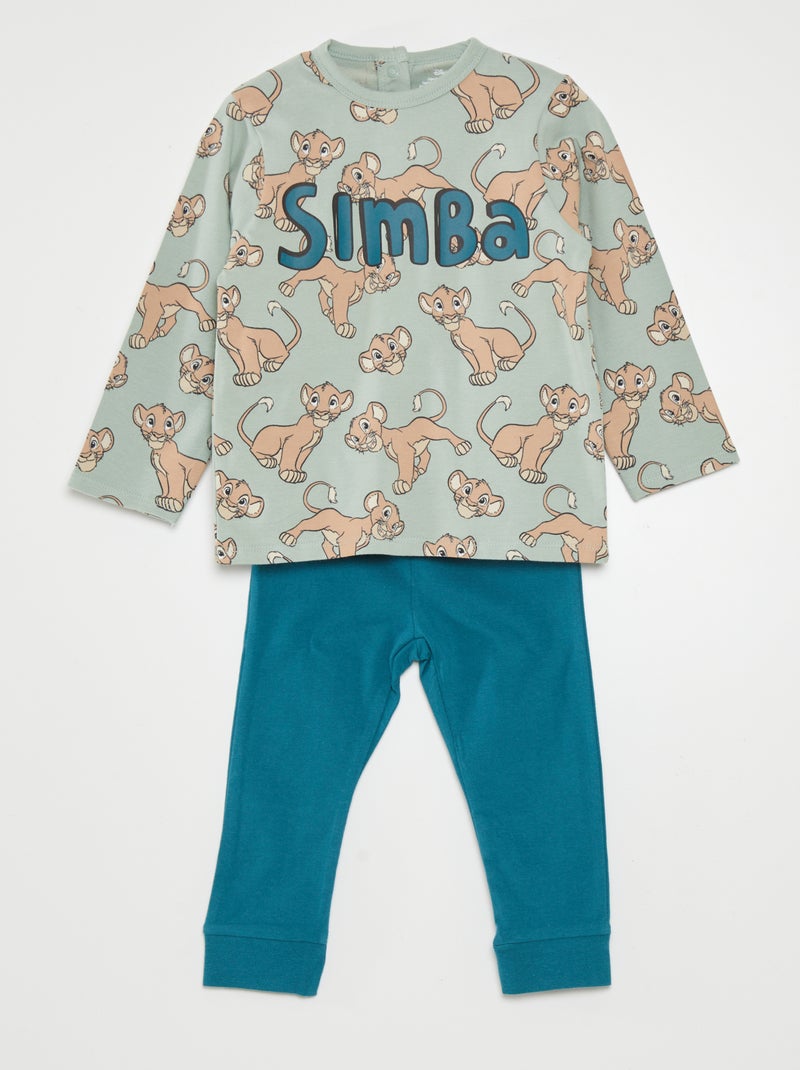 Ensemble pyjama t-shirt + pantalon 'Disney' - 2 pièces Vert - Kiabi