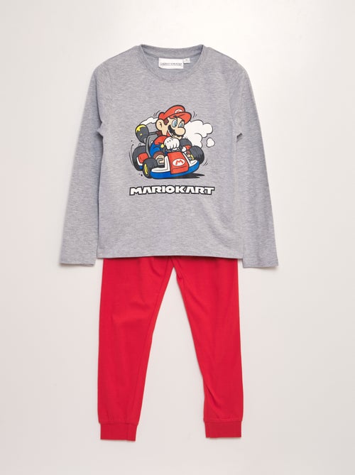 Ensemble pyjama t-shirt + pantalon 'Mario' - 2 pièces - Kiabi